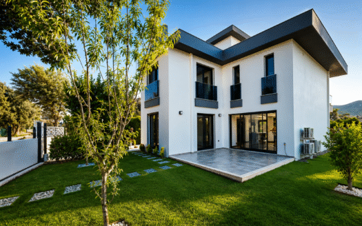 Güzelbahçe yelki’de 500 m2 arsa Tam Müstakil Havuzlu Villa