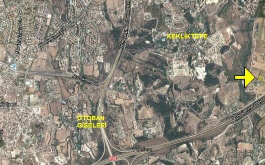 Urla Yenice’de, Tarla İmarlı 5588 m2 Arsa
